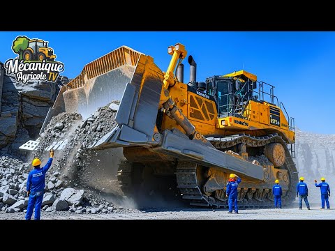 Comment le CATERPILLAR D11 XE de 1150 ch déplace 500 000 t de roche | TECHNOLOGIE MINIÈRE PARFAITE