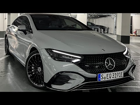 NEW Mercedes 2022 EQE! Full Electric E-CLASS Walkaround Interior Exterior Review