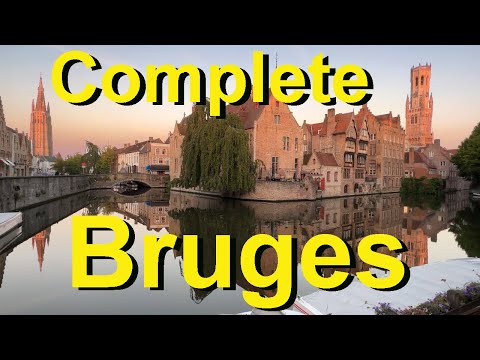 Bruges Complete: Historic Center, Canal Ride, parks, eat/drink, shops, Museums, Gothic Churches!