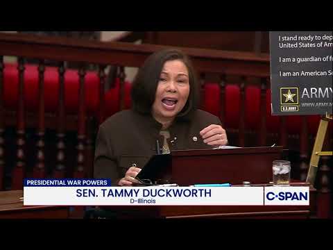 Sen. Duckworth: "I'm here to call bullshit on the President of the United States."