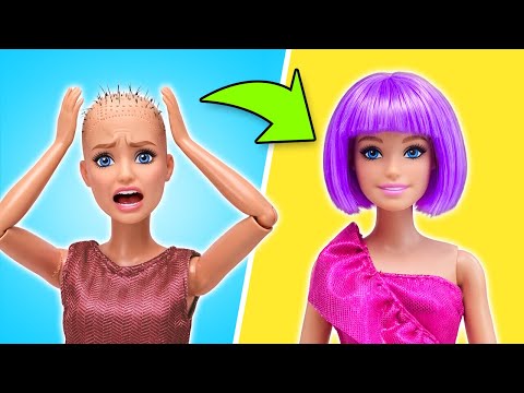 古い人形に新しい髪！🪮💇🎸 ストリートパフォーマーが究極の変身を遂げる！