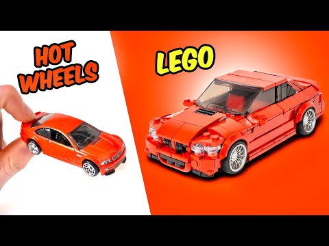 I Combined My two Favourite things. HOTWHEELS + LEGO!