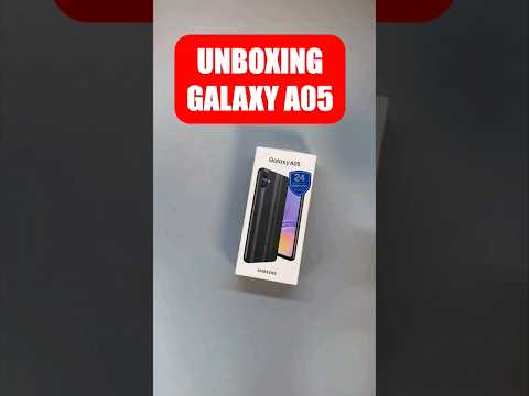 Samsung Galaxy A05 ASMR Unboxing #ao5  #samsungao5 #tech