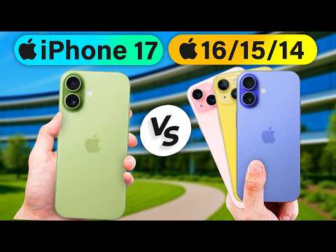 iPhone 17  Vs iPhone 16, 15 & 14 - REVIEW OF SPECS!