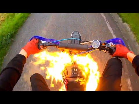 This Bike Is Literally On Fire