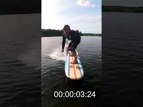 Top Speed On The Electric Surfboard  #shorts