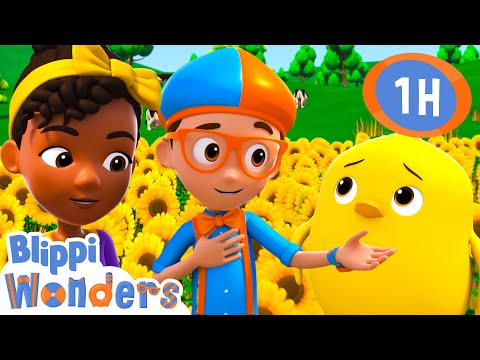 What A Spring Chick | Blippi Wonders | Educational Kids Videos | Moonbug Kids