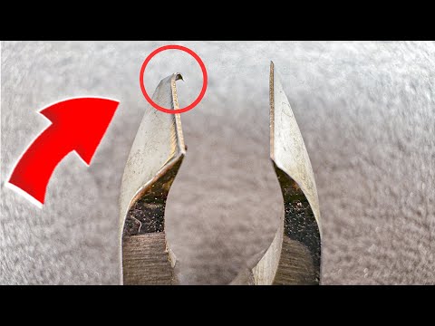 Nail clippers will be like a RAZOR! The secret to sharpening cuticle scissors at home!