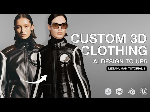 Create Custom 3D Outfits for Your MetaHuman (from AI Design in Midjourney to Unreal Engine 5)