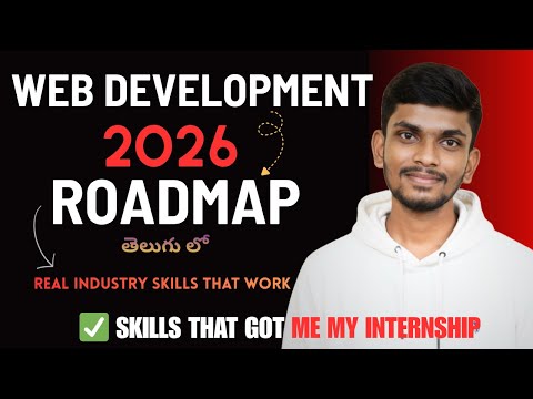 Web development complete roadmap telugu 2026 | Full stack developer guide | MERN Stack in Telugu