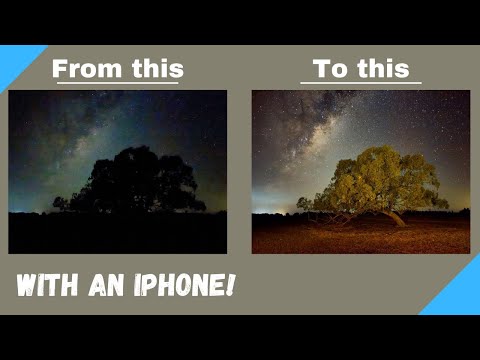 The BEST way to capture the stars with night mode on your iPhone.
