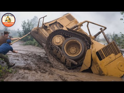 Fatal Heavy Equipment Mistakes and Amazing Bulldozer Driving Skills