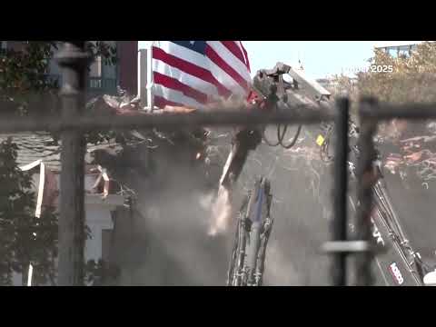 Trump administration files emergency motion to resume ballroom work