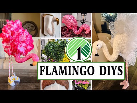 Everyone Will Be Buying Dollar Tree Flamingos For Easy DIYS!