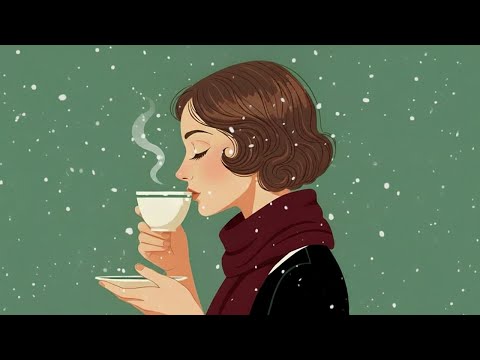 🎄Snowy Night Jazz Lounge | Snowfall Jazz & Warm Lights