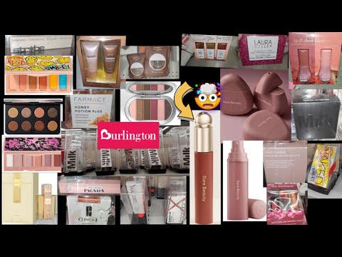 I FOUND RARE BEAUTY AT BURLINGTON?! 😳 SHOP WITH ME | Makeup, Perfumes, Handbags & Shoes