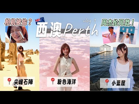 相机被偷爆哭😭玩转西澳终极攻略！粉红湖太仙了✨｜澳洲疯狂之旅 ep1