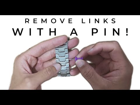 Remove Watch Bracelet Links without tools! (2025 Best Method!). Resize and shorten band and straps!