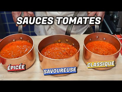 SAUCES TOMATES | ÉPICÉE, SAVOUREUSE ET CLASSIQUE