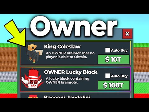 Starting Over But I Can Buy OWNER Items..