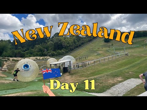 New Zealand Day 11 - Wai-O-Tapu, Lady Knox Geyser, Waikite Valley Hot Pools, Zorb, Whakarewarewa