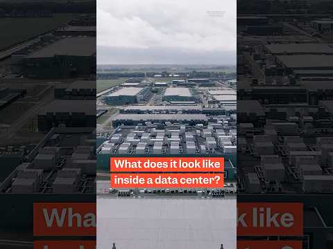 We took a look inside a #datacenter in Wyoming. #AI #energy #sustainability