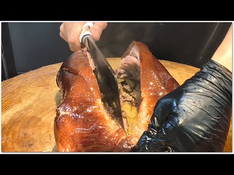 Tangerine Peel Roast Goose So Fragrant Yummy Hong Kong Food