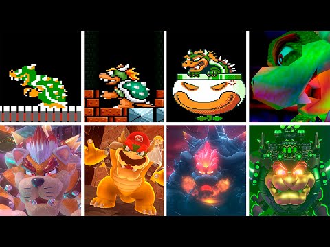 Evolution of Final Bosses in Super Mario Games (1985-2025)