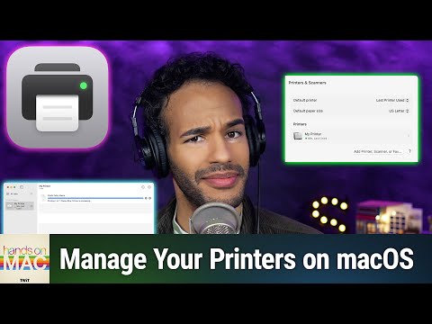 macOS Print Center Walkthrough - An essential utility if you print!