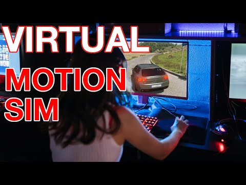 Racing Motion Simulator w/Galvanic Vestibular Stimulation! (BeamNG Drive)