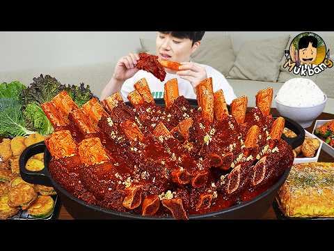 ASMR MUKBANG 집밥 직접 만든 대왕 소갈비찜 고추김치 계란말이 먹방 & 레시피 Galbi-jjim Korean Home Meal EATING REAL SOUND!