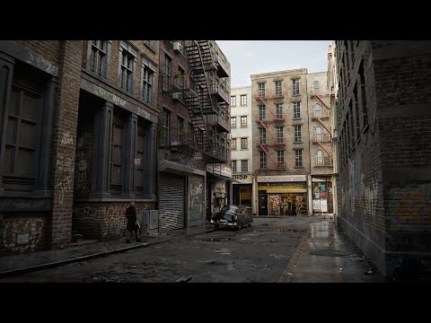 Creating a Photorealistic Backstreet in Blender 4.4