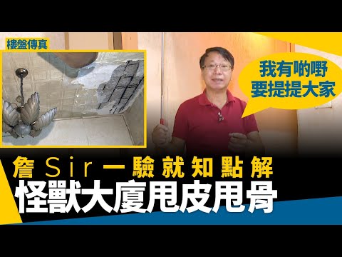 鰂魚涌「怪獸大廈」驗樓｜天花甩皮甩骨　詹Sir一睇就知點解　#樓盤傳真