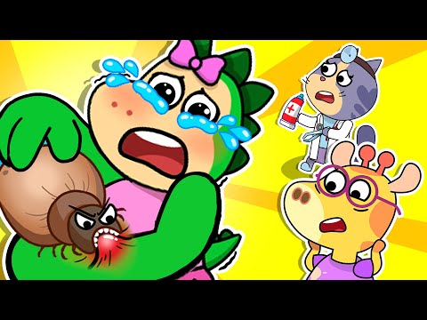 😲Tick Trouble! Sparkle Learns a Lesson 🐞🏥 Fire Spike Adventure 🌟