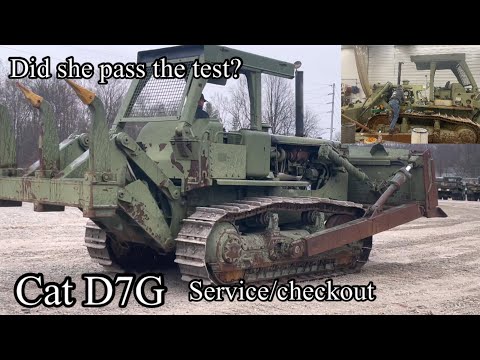 Ex military Cat D7G dozer service, repair and operation @C_CEQUIPMENT