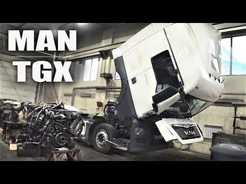 MAN TGX MOTOR D2676 EURO 6 - НЕТ КОМПРЕССИИ / РЕМОНТ ГБЦ / ЗАМЕНА КЛАПАНОВ И СЕДЕЛ / РЕМОНТ МОТОРОВ