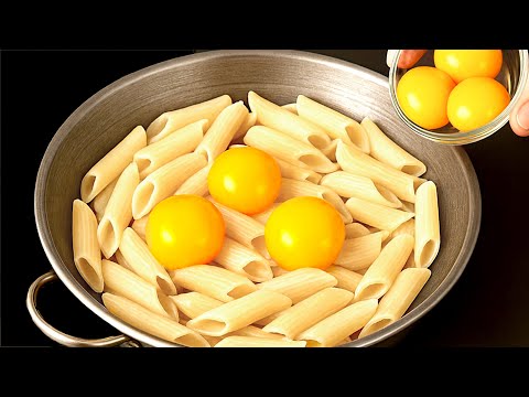 Du hast 3 Eier und Pasta zu Hause? Das lieben meine Enkel! Keiner kennt dieses Rezept!