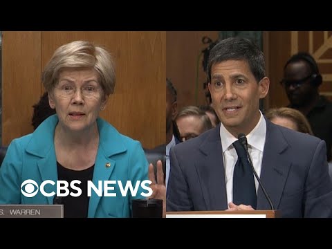 Watch: Elizabeth Warren grills Kevin Warsh about his financial assets, independence from Trump