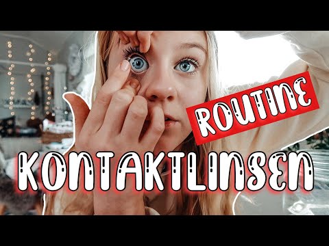 MEINE KONTAKTLINSEN ROUTINE LINSEN EINSETZEN | MaVie Noelle VLOGMAS