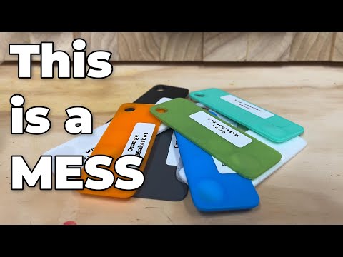 Making a Case for My Color Swatches