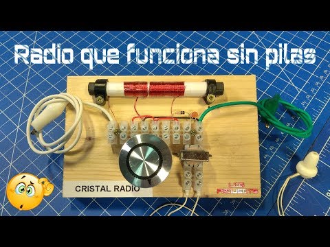 BUILD A RADIO THAT WORKS WITHOUT BATTERIES | GALENA RADIO | CRISTAL RADIO