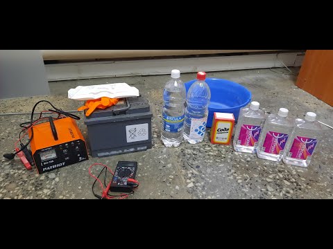 Восстановление аккумулятора содой #1