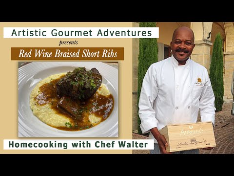 Red Wine Braised Short Ribs Recipe [click arrow to the right (on iPad) or scroll to see Ingredients]