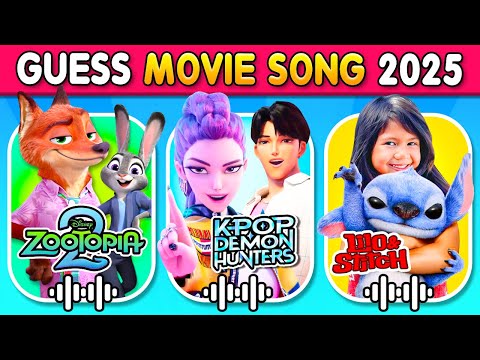 Guess the Movie Song 2025, Guess the Character 🎤🎵 Zootopia 2, Kpop Demon Hunters Golden, Disney Song