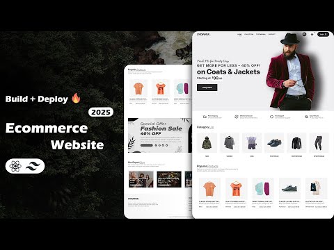 Build and Deploy React JS Ecommerce Website - Complete Ecommerce Website Using React & Tailwind CSS