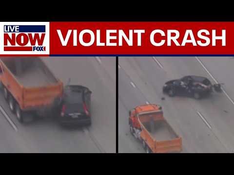 Viewer Discretion: High speed chase ends with violent crash