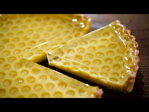 How to make Honeycomb Honey & Lemon Jelly Tart cake
