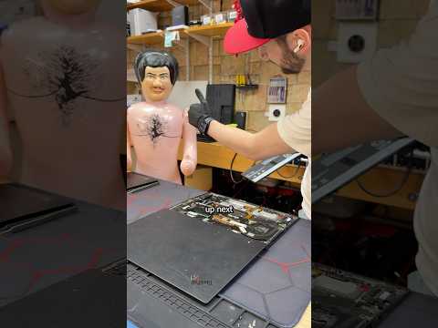 I Rescued a DISGUSTING Broken ThinkPad for Less Than $100 #shorts #tech #pc #technology