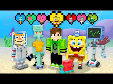 CADRES got SPONGEBOB’s HEARTS in Minecraft!