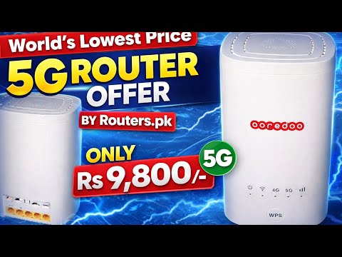Dunya ka sb se sasta 5G router offer by Routers.pk: ZLT X21 5G router Lowest price offer in Pakistan